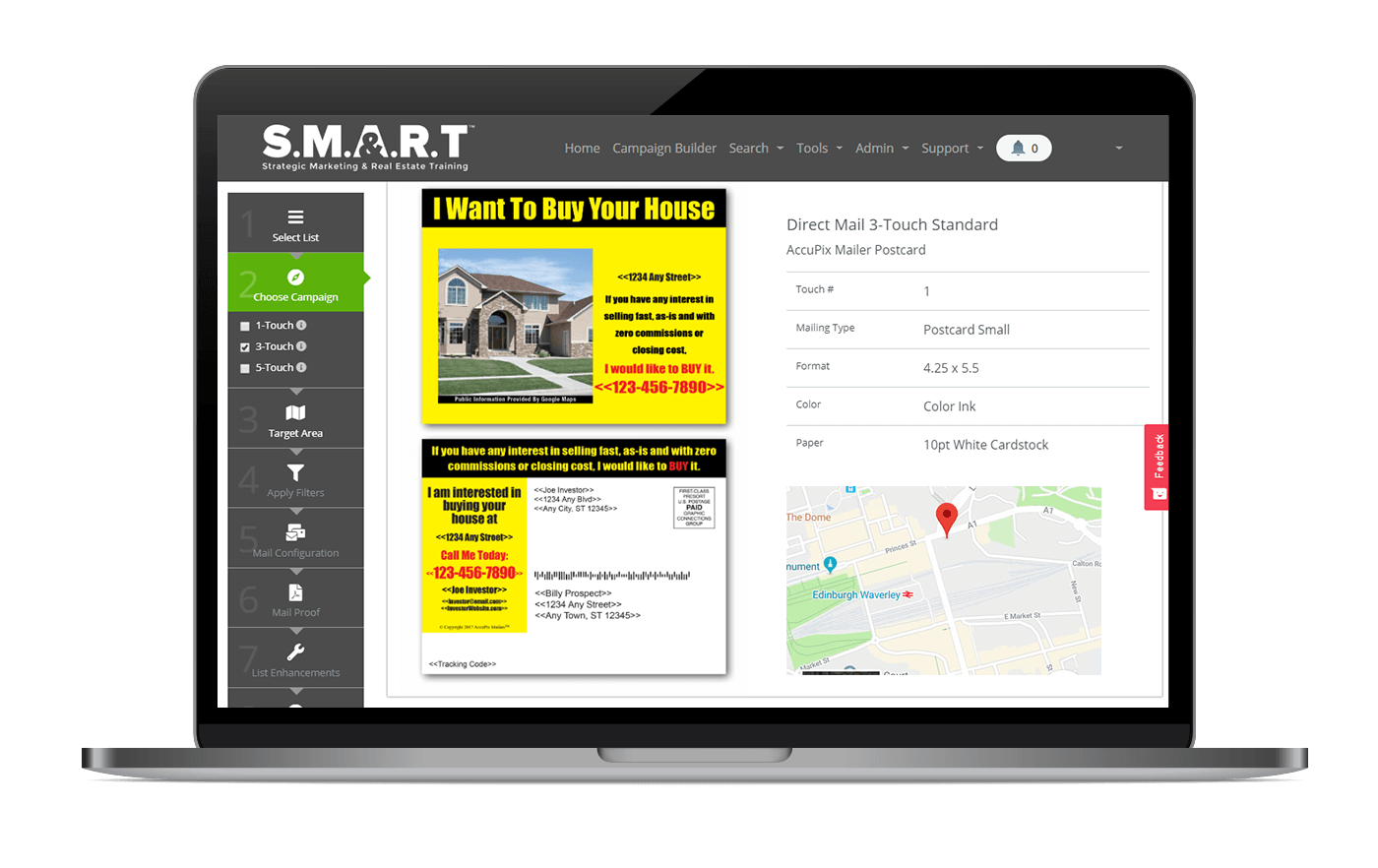 S.M.A.R.T 3.0 Direct Mail Campaign-Builder